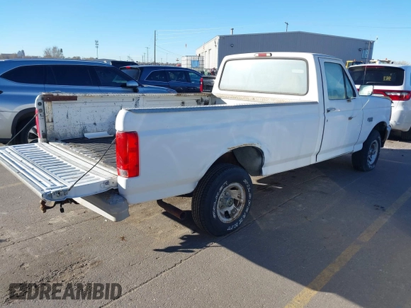1995 Ford F-150 with VIN 2FTEF14Y5SCA62046, listed as a IAAI auction lot 41894626 with 1 mi miles. Bid and sale history available at carsss.com. Image 4.