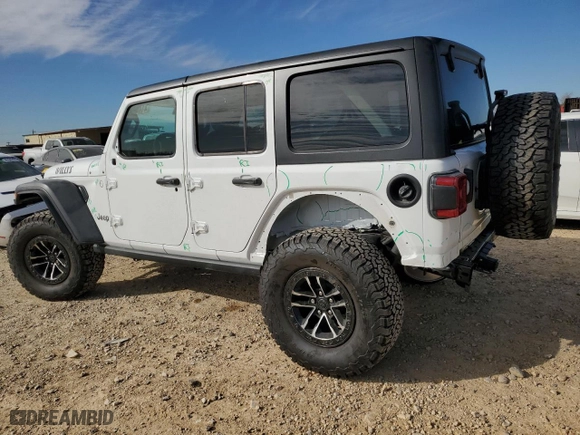 2024 Jeep Wrangler Willys with VIN 1C4RJXDG8RW286064, listed as a Copart auction lot 41465575 with 6,950 mi miles and Salvage Title. Bid and sale history available at carsss.com. Image 2.