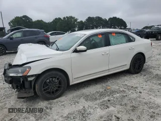2015 Volkswagen Passat SEL Premium with VIN 1VWCV7A38FC004575, listed as a Copart auction lot 60375485 with 158,729 mi miles and Salvage title. Bid and sale history available at DreamBid. Image 1.