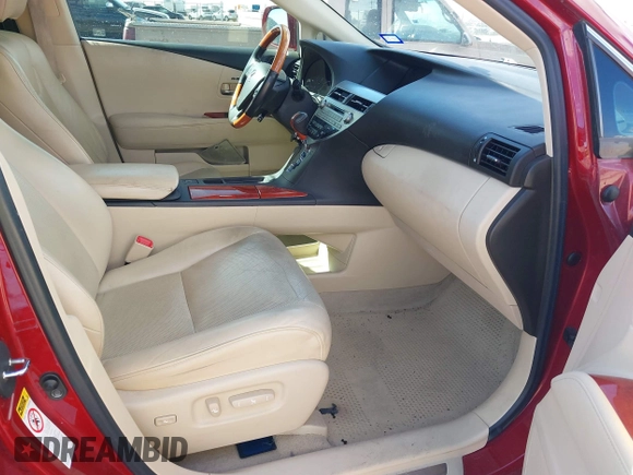2010 Lexus RX 350 with VIN 2T2ZK1BA6AC021080, listed as a IAAI auction lot 41751493 with 173,002 mi miles. Bid and sale history available at carsss.com. Image 5.