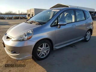 2008 Honda Fit Sport with VIN JHMGD38618S053480, listed as a Copart auction lot 89168925 with 141,850 mi miles and Salvage Title. Bid and sale history available at carsss.com. Image 1.