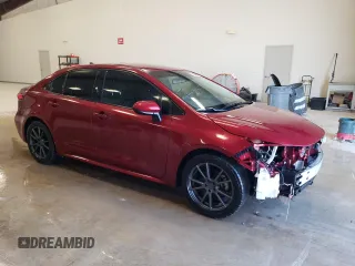 2022 Toyota Corolla LE with VIN JTDEPMAE9NJ201982, listed as a Copart auction lot 43121115 with 67,004 mi miles and Salvage Title. Bid and sale history available at carsss.com. Image 4.