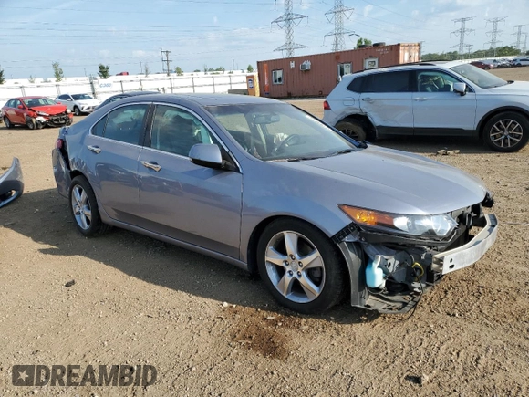 2011 Acura TSX with VIN JH4CU2F68BC000627, listed as a Copart auction lot 62709615 with 126,238 mi miles and Salvage title. Bid and sale history available at DreamBid. Image 4.