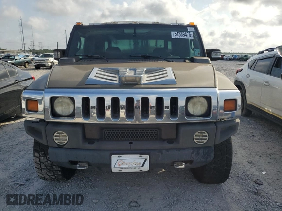 2006 Hummer H2 z VIN 5GRGN22U46H107234, wystawiony jako Copart lot #54389475 z przebiegiem Nie podano mil oraz Czysty tytuł • Clean title. Historia ofert i sprzedaży dostępna na DreamBid. Obrazek 5.