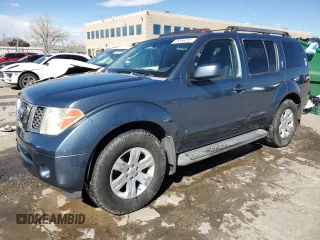 2005 Nissan Pathfinder LE with VIN 5N1AR18W15C788281, listed as a Copart auction lot 46856205 with 200,752 mi miles and Salvage title. Bid and sale history available at DreamBid. Image 1.