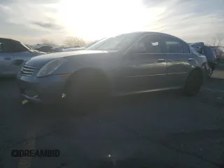 2006 Infiniti G35 with VIN JNKCV51E16M507057, listed as a Copart auction lot 48737395 with 215,468 mi miles and Salvage Title. Bid and sale history available at carsss.com. Image 1.