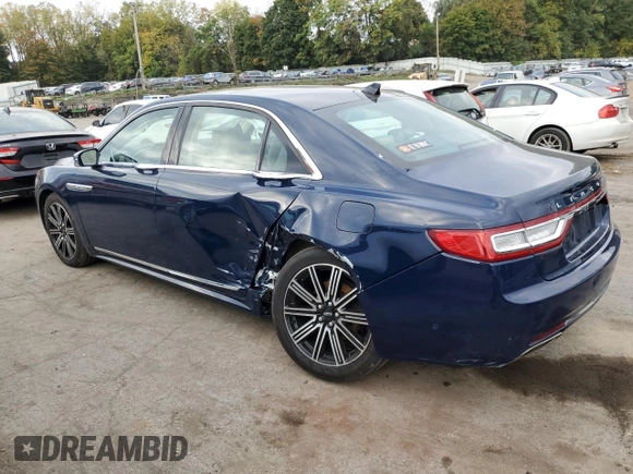 2019 Lincoln Continental Reserve z VIN 1LN6L9NP7K5609048, wystawiony jako Copart lot #74168374 z przebiegiem 43 359 mil mil oraz Szkoda całkowita • Salvage title. Historia ofert i sprzedaży dostępna na DreamBid. Obrazek 2.