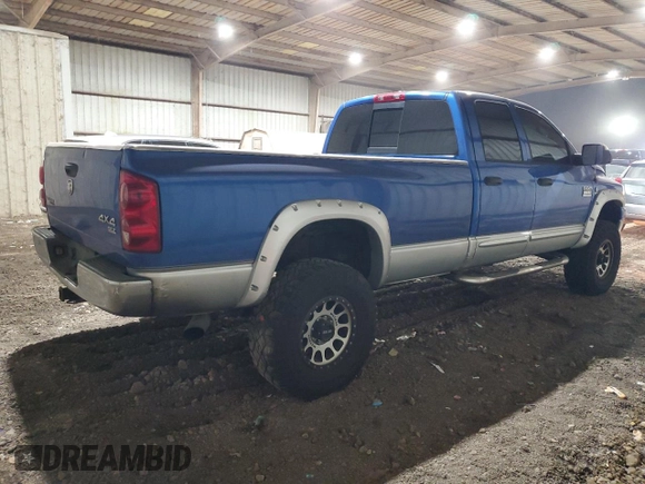 2007 Dodge Ram 3500 Laramie with VIN 3D7MX38C17G717189, listed as a Copart auction lot 81635814 with 243,911 mi miles and Salvage Title. Bid and sale history available at carsss.com. Image 4.