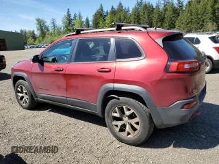 2014 Jeep Cherokee Trailhawk с VIN 1C4PJMBS8EW268056, выставлен на аукционе Copart как лот 54951885 с пробегом 111 678 миль миль и Списание • Salvage title. История ставок и продаж доступна на DreamBid. Изображение 2.