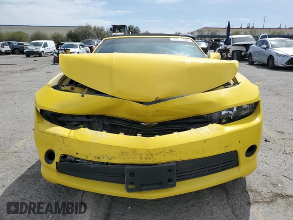 2014 Chevrolet Camaro LT with VIN 2G1FB3D39E9193829, listed as a Copart auction lot 52570805 with 95,486 mi miles and Salvage title. Bid and sale history available at DreamBid. Image 5.