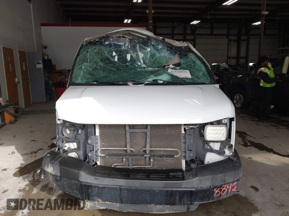 2016 Chevrolet Express Cargo Van with VIN 1GCWGBFF9G1176398, listed as a IAAI auction lot 41338842 with 329,520 mi miles. Bid and sale history available at carsss.com. Image 12.