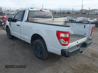 2022 Ford F-150 XL with VIN 1FTMF1CB8NKE34567, listed as a IAAI auction lot 41540725 with 44,784 mi miles. Bid and sale history available at carsss.com. Image 3.