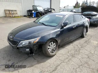 2015 Kia Optima LX with VIN 5XXGM4A7XFG470081, listed as a Copart auction lot 52605625 with 140,103 mi miles and Clean Title. Bid and sale history available at carsss.com. Image 1.