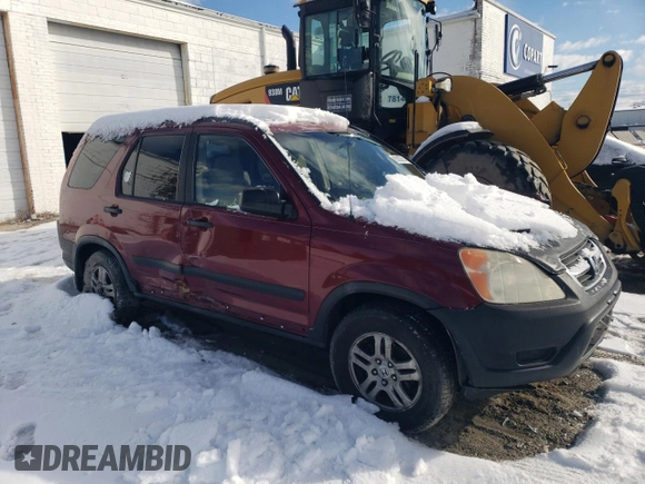 2002 Honda CR-V EX with VIN JHLRD78832C007933, listed as a Copart auction lot 85632214 with 163,767 mi miles and Salvage Title. Bid and sale history available at DreamBid. Image 4.