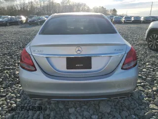 2017 Mercedes-Benz C 300 with VIN 55SWF4KB0HU224671, listed as a Copart auction lot 50299005 with 70,838 mi miles and Salvage Title. Bid and sale history available at carsss.com. Image 6.