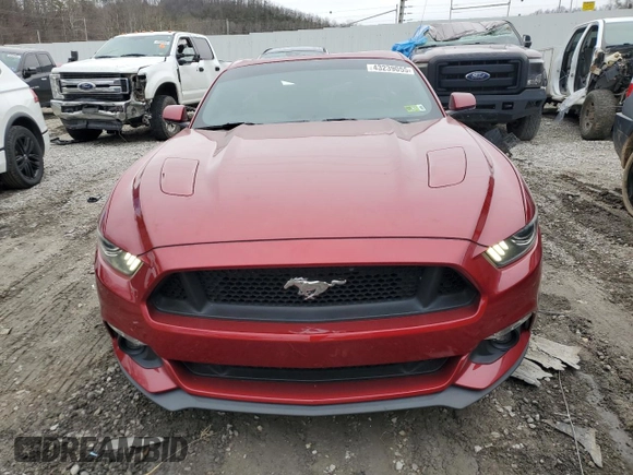 2016 Ford Mustang GT with VIN 1FA6P8CF6G5211047, listed as a Copart auction lot 43239055 with 65,146 mi miles and Salvage Title. Bid and sale history available at carsss.com. Image 5.