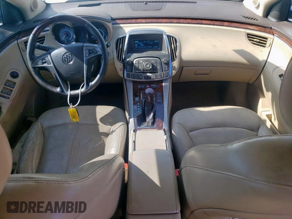 2010 Buick LaCrosse CXL with VIN 1G4GC5EG2AF297291, listed as a Copart auction lot 59738735 with 191,000 mi miles and Salvage title. Bid and sale history available at DreamBid. Image 8.