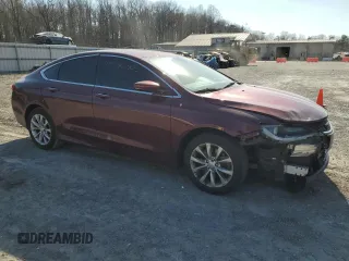 2015 Chrysler 200 C with VIN 1C3CCCCG0FN690248, listed as a Copart auction lot 46929005 with 121,908 mi miles and Salvage Title. Bid and sale history available at carsss.com. Image 4.