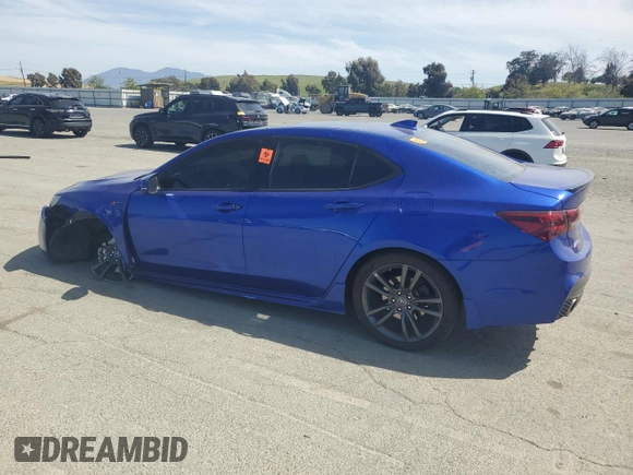 2020 Acura TLX w/A-Spec Pkg with VIN 19UUB1F63LA001267, listed as a Copart auction lot 54345815 with 72,870 mi miles and Salvage title. Bid and sale history available at DreamBid. Image 2.