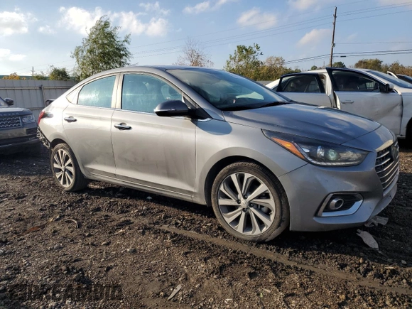 2022 Hyundai Accent Limited with VIN 3KPC34A61NE166041, listed as a Copart auction lot 82451774 with 59,689 mi miles and Salvage Title. Bid and sale history available at carsss.com. Image 4.