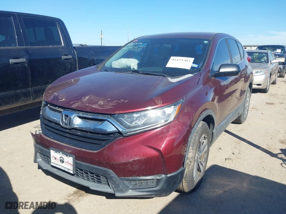 2017 Honda CR-V LX with VIN 7FARW5H38HE015090, listed as a IAAI auction lot 41473703 with 1 mi miles. Bid and sale history available at carsss.com. Image 16.