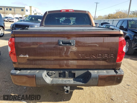 2016 Toyota Tundra 4WD Truck Platinum with VIN 5TFAW5F17GX518494, listed as a Copart auction lot 83022424 with 0 mi miles and Salvage Title. Bid and sale history available at carsss.com. Image 6.