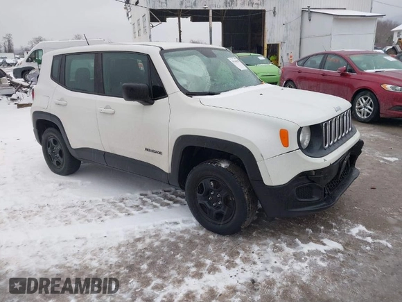 2016 Jeep Renegade Sport with VIN ZACCJBAT0GPD05985, listed as a IAAI auction lot 41564300 with 31,707 mi miles and . Bid and sale history available at DreamBid. Image 1.