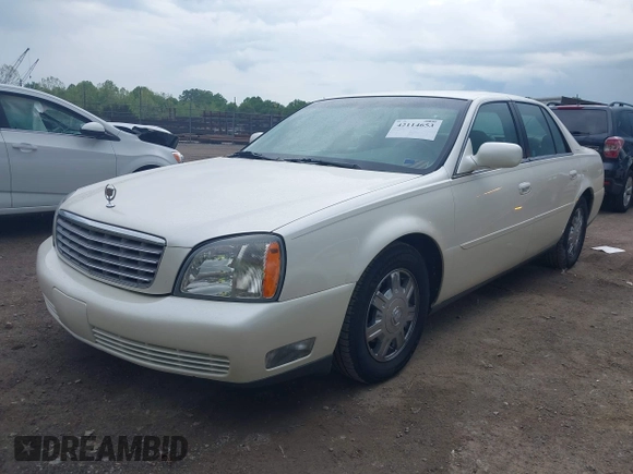 2003 Cadillac DeVille with VIN 1G6KD54Y93U179035, listed as a IAAI auction lot 42114653 with 112,591 mi miles. Bid and sale history available at carsss.com. Image 2.