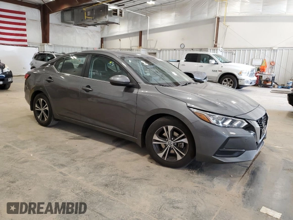 2023 Nissan Sentra SV with VIN 3N1AB8CV9PY286129, listed as a Copart auction lot 53492715 with 20,853 mi miles and Salvage Title. Bid and sale history available at DreamBid. Image 4.