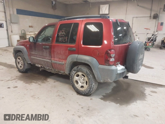 2005 Jeep Liberty Sport with VIN 1J4GL48K75W706173, listed as a IAAI auction lot 41532029 with 140,795 mi miles and . Bid and sale history available at DreamBid. Image 3.
