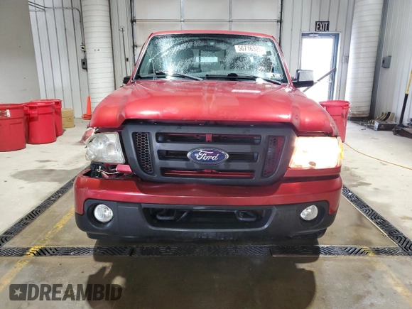 2010 Ford Ranger XLT with VIN 1FTLR4FE1APA70550, listed as a Copart auction lot 56716325 with 77,529 mi miles and Salvage title. Bid and sale history available at DreamBid. Image 5.