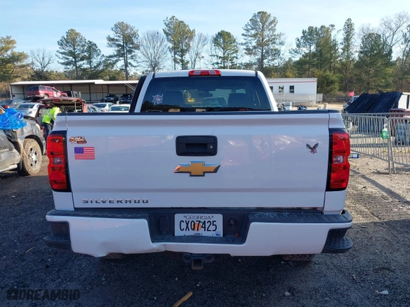 2018 Chevrolet Silverado 1500 Custom with VIN 1GCRCPEC0JZ358528, listed as a IAAI auction lot 41441578 with 113,078 mi miles. Bid and sale history available at carsss.com. Image 16.