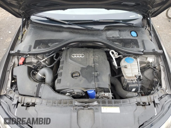 2013 Audi A6 Premium Plus with VIN WAUGFAFC8DN077189, listed as a Copart auction lot 64370265 with 123,556 mi miles and Salvage title. Bid and sale history available at DreamBid. Image 11.