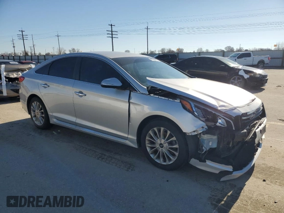 2015 Hyundai Sonata Limited with VIN 5NPE34AF0FH032756, listed as a Copart auction lot 47362825 with 178,484 mi miles and Salvage Title. Bid and sale history available at carsss.com. Image 4.