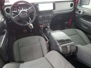 2024 Jeep Wrangler Sport S с VIN 1C4RJXN61RW322344, выставлен на аукционе Copart как лот 42948515 с пробегом 4 257 миль миль и Списание • Salvage title. История ставок и продаж доступна на DreamBid. Изображение 8.