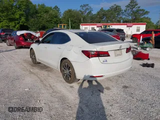 2016 Acura TLX with VIN 19UUB1F34GA001886, listed as a IAAI auction lot 41964297 with 87,847 mi miles. Bid and sale history available at carsss.com. Image 3.