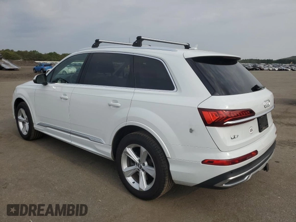 2020 Audi Q7 Premium with VIN WA1AXAF78LD000670, listed as a Copart auction lot 60651165 with 63,220 mi miles and Clean title. Bid and sale history available at DreamBid. Image 2.