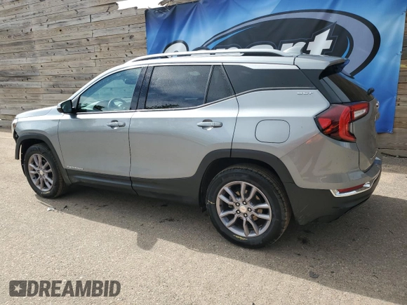 2023 GMC Terrain SLT with VIN 3GKALVEG0PL249477, listed as a Copart auction lot 61233015 with 35,251 mi miles and Clean title. Bid and sale history available at DreamBid. Image 2.