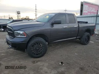 2016 Ram 1500 Tradesman with VIN 1C6RR7FG9GS238364, listed as a Copart auction lot 81997714 with 104,235 mi miles and Salvage title. Bid and sale history available at DreamBid. Image 1.