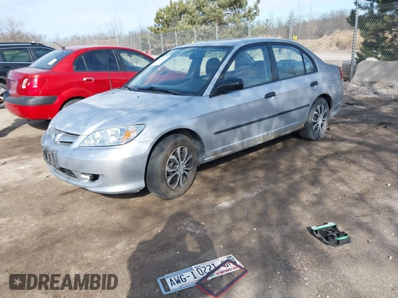 2004 Honda Civic VP with VIN 1HGES16314L009318, listed as a IAAI auction lot 41772317 with 190,822 mi miles. Bid and sale history available at carsss.com. Image 2.