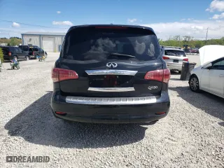 2015 Infiniti QX80 with VIN JN8AZ2NE2F9087208, listed as a Copart auction lot 54123784 with 67,962 mi miles and Salvage Title. Bid and sale history available at carsss.com. Image 6.