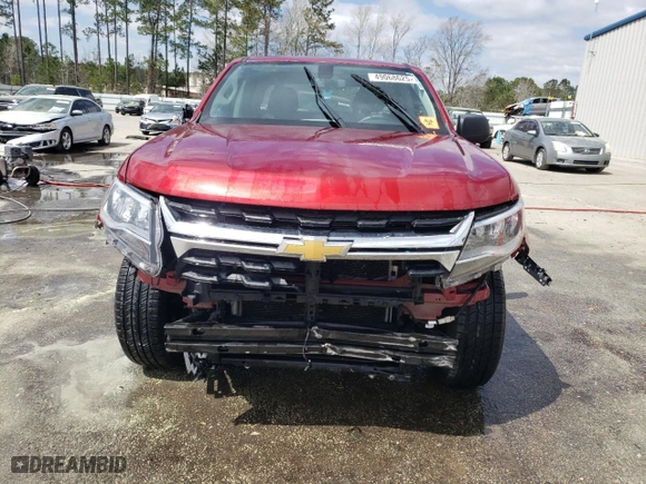 2021 Chevrolet Colorado 2WD Work Truck with VIN 1GCGSBEN8M1214842, listed as a Copart auction lot 49068625 with 70,811 mi miles and Salvage Title. Bid and sale history available at carsss.com. Image 5.
