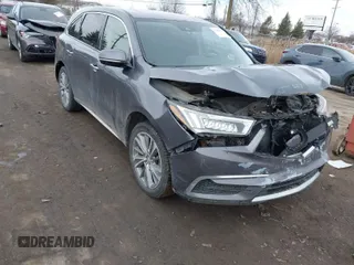 2017 Acura MDX w/Technology Pkg with VIN 5FRYD4H55HB010999, listed as a IAAI auction lot 41685189 with 156,601 mi miles. Bid and sale history available at carsss.com. Image 1.
