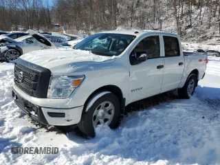 2021 Nissan Titan S with VIN 1N6AA1EC5MN507265, listed as a Copart auction lot 88910405 with 99,240 mi miles and Clean title. Bid and sale history available at DreamBid. Image 1.
