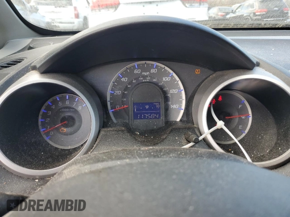 2013 Honda Fit with VIN JHMGE8H38DC028399, listed as a Copart auction lot 79490504 with 117,584 mi miles and Salvage Title. Bid and sale history available at carsss.com. Image 9.