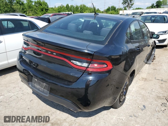 2015 Dodge Dart SXT with VIN 1C3CDFBB2FD277614, listed as a Copart auction lot 66575514 with 128,557 mi miles and Non repairable. Bid and sale history available at DreamBid. Image 3.