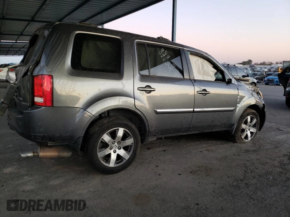 2013 Honda Pilot Touring with VIN 5FNYF3H93DB026637, listed as a Copart auction lot 88942815 with Not Provided miles and Salvage Title. Bid and sale history available at carsss.com. Image 3.