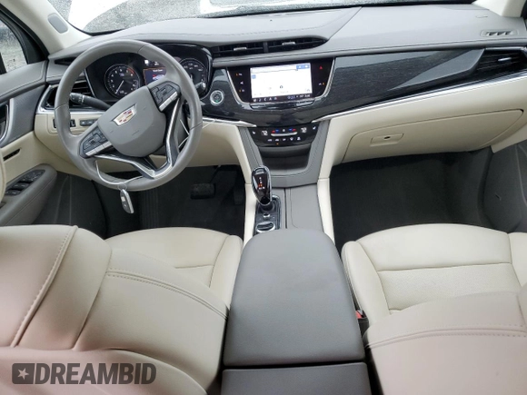 2022 Cadillac XT6 Premium Luxury with VIN 1GYKPCRS8NZ119020, listed as a Copart auction lot 80645524 with 29,173 mi miles and Salvage Title. Bid and sale history available at carsss.com. Image 8.