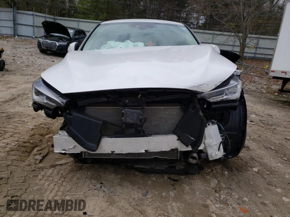 2022 Infiniti QX50 Pure with VIN 3PCAJ5AB8NF118191, listed as a Copart auction lot 48033383 with 18,277 mi miles and . Bid and sale history available at DreamBid. Image 5.