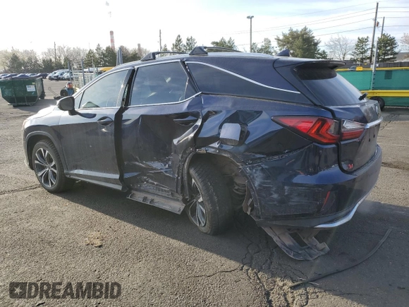 2018 Lexus RX with VIN JTJDZKCA9J2008494, listed as a Copart auction lot 51655695 with 59,542 mi miles and Salvage Title. Bid and sale history available at carsss.com. Image 2.
